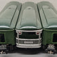 Lionel Vintage O Green Tinplate Illuminated Passenger Cars 2440, 2441 [3]