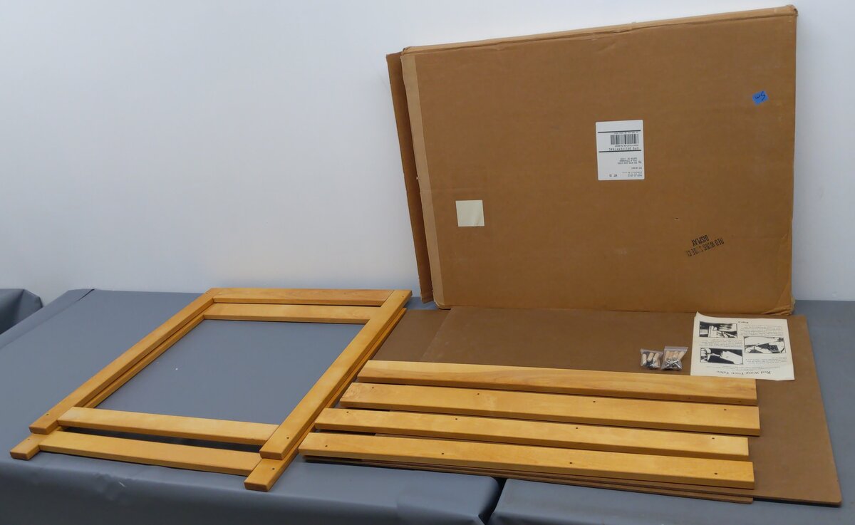 Red Wing Wooden Display Table NIB