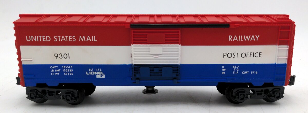 Lionel 6-9301 O Gauge US Mail Operating Boxcar #9301 - Without Mailbag VG/Box