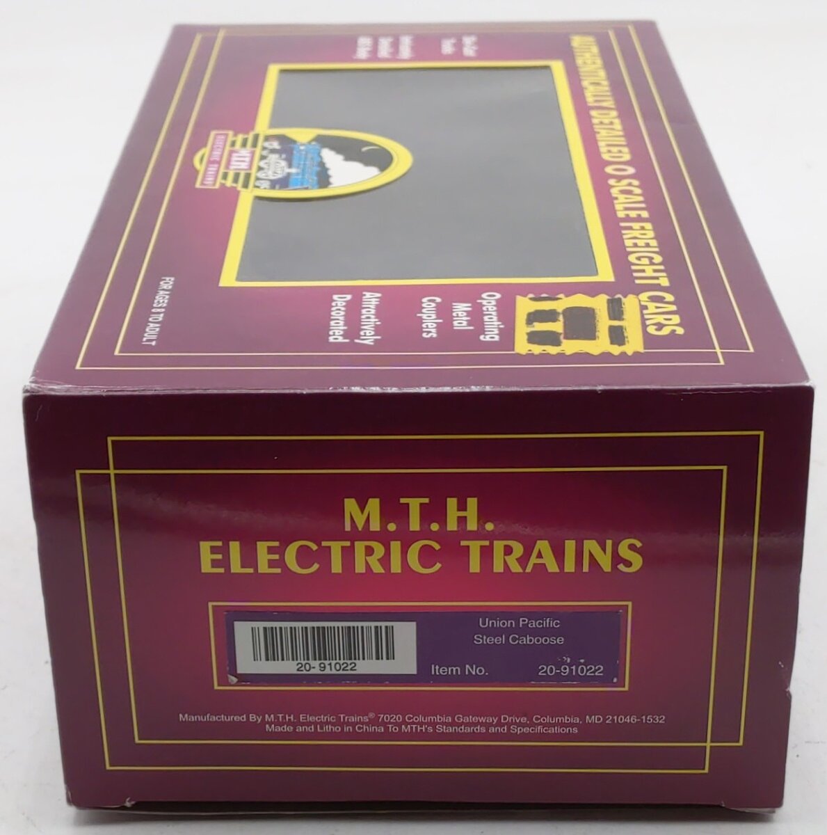 MTH 20-91022 O Gauge Union Pacific Steel Caboose #25214 EX/Box