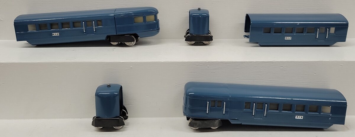 Lionel O Gauge Vintage Custom Passenger Cars w/Vestibules #617,618,619 [5]