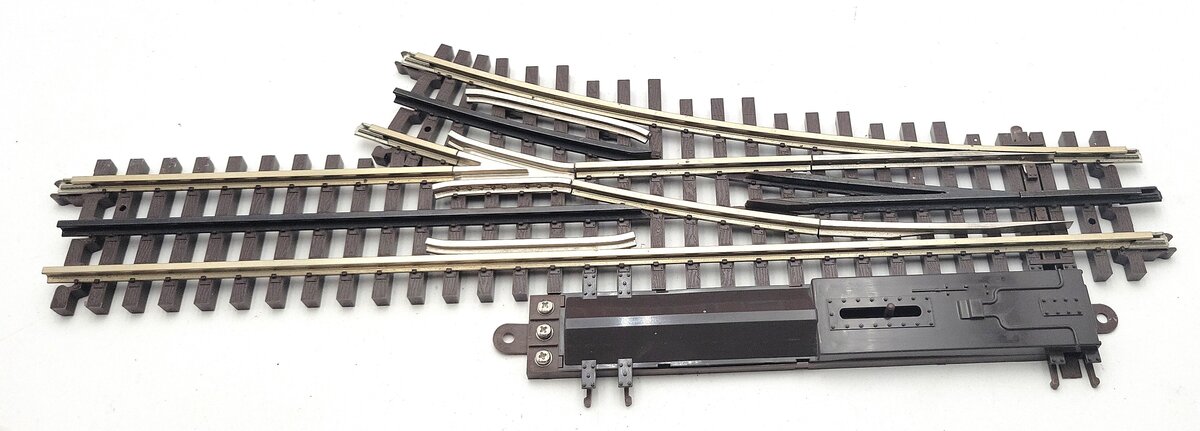 Atlas 6071 O Gauge Nickel Silver O-54 Right Hand Remote Control Switch Turnout EX/Box