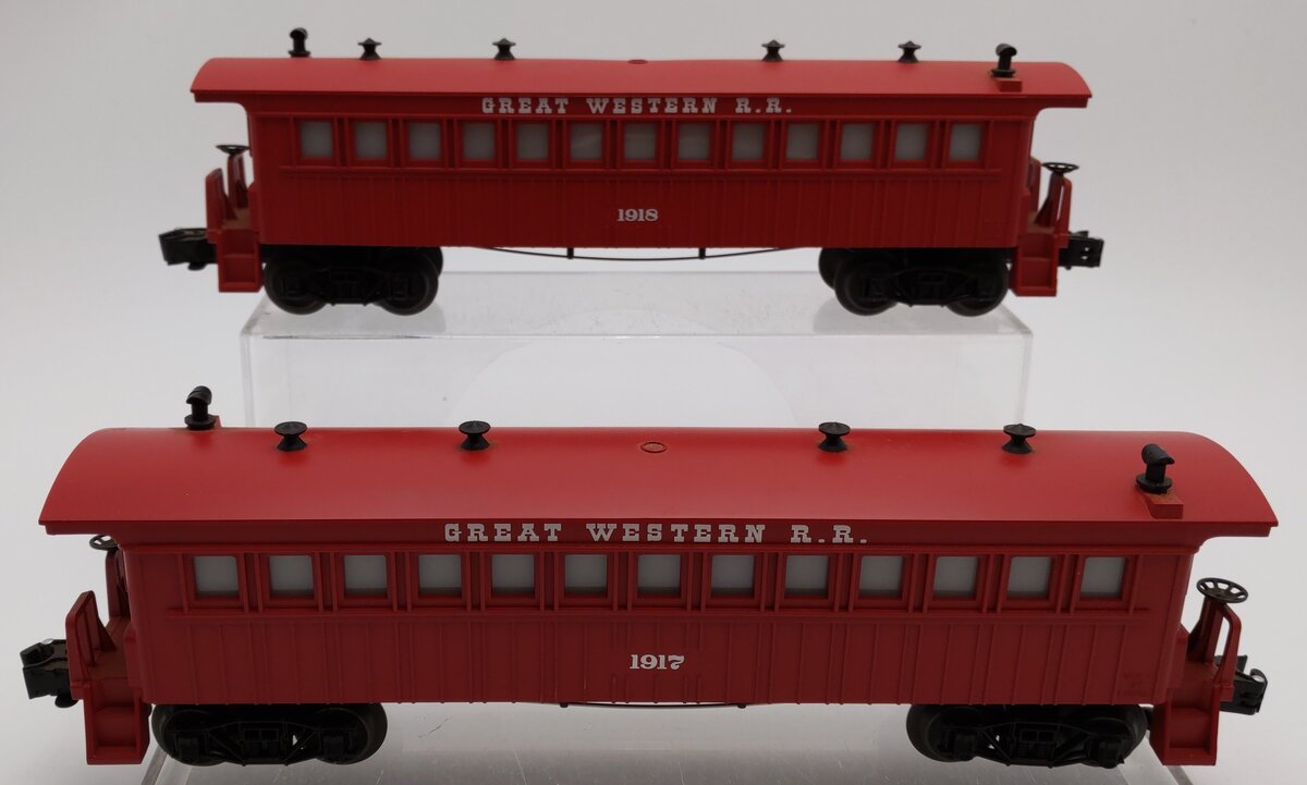 Lionel 6-35185 Great Western Passenger Cars (Pack of 2) EX