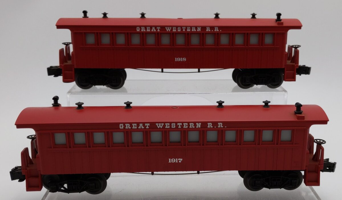 Lionel 6-35185 Great Western Passenger Cars (Pack of 2) EX