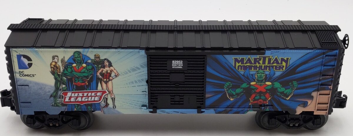 Lionel 6-82952 O Gauge Justice League Martian Manhunter Boxcar LN/Box