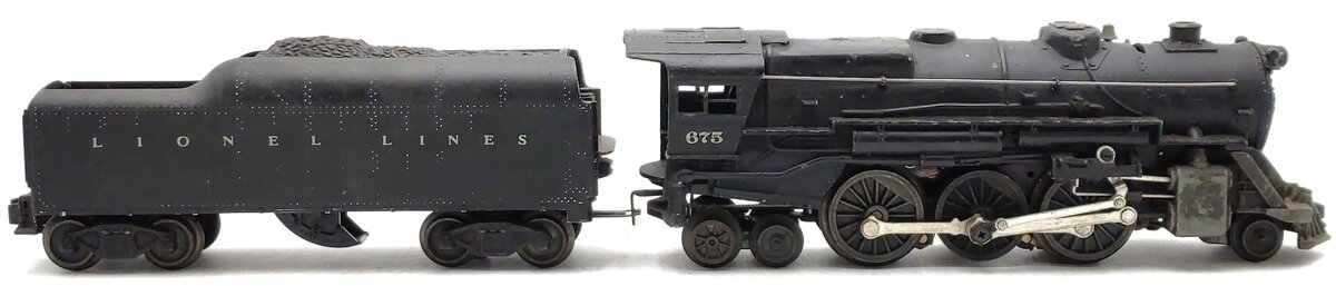 Lionel 675 Vintage O 2-6-4 K4 Pacific Diecast Steam Loco with 2046W Tender VG
