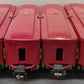 Lionel Vintage O Prewar Red Tinplate Passenger Cars 601, 602, 2600, 2601 [4]