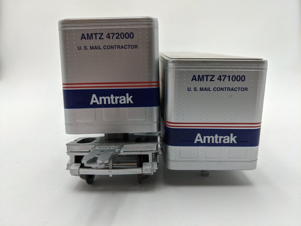 K-Line K7740-112 O Gauge Amtrak Trailers  (Pack of 2) VG