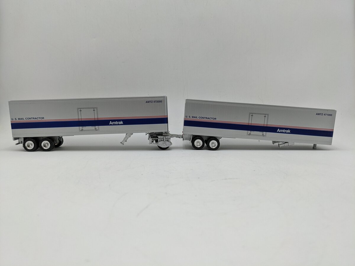 K-Line K7740-112 O Gauge Amtrak Trailers  (Pack of 2) VG