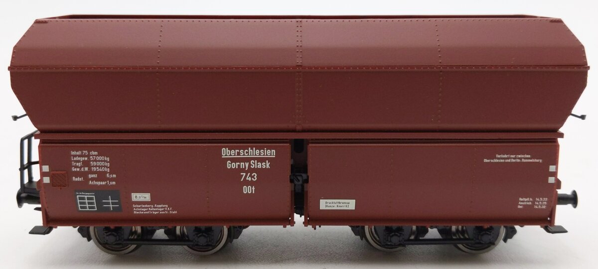Brawa 2009 HO German Imperial Railway Freight Car #743 001 NIB