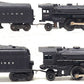 Lionel 1654 Vintage O 2-4-2 Steam Locomotive w/2046W & 6466T Tenders [2] VG