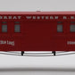 Lionel 6-30034 Great Western "The Original Lincoln Logs" Caboose #1916 EX