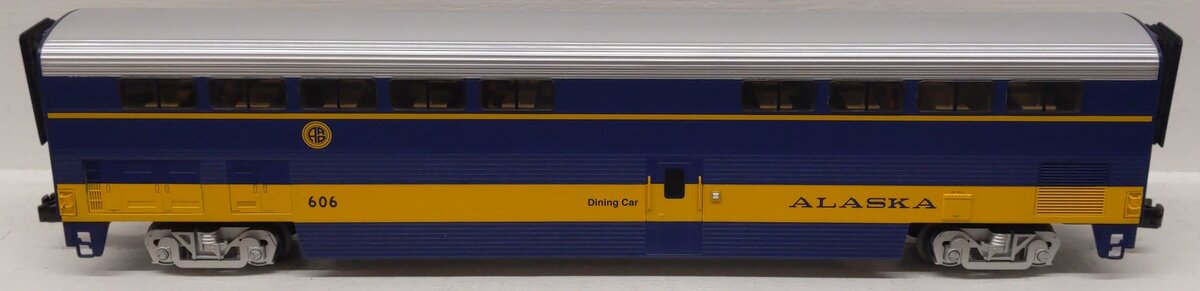 Lionel 6-29172 O Gauge Alaska Stationsounds Aluminum Diner Car EX/Box