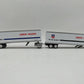K-Line K7740 O Rail Mate Union Pacific Trailer Set VG