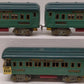 America Flyer Vintage O Prewar Tinplate Illuminated Passenger Cars 3281, 3282[3]