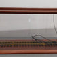 G Scale 38 1/2'' Wooden Display Case w/Glass Windows EX