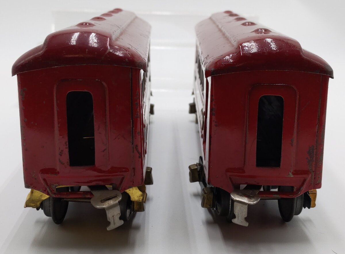 American Flyer O Gauge Vintage Ambassador Passenger Cars #3380,3381 [2] VG