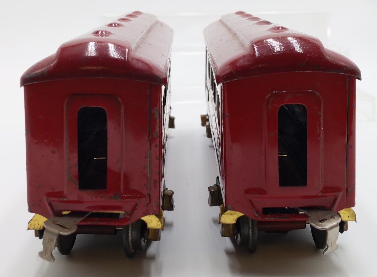 American Flyer O Gauge Vintage Ambassador Passenger Cars #3380,3381 [2] VG
