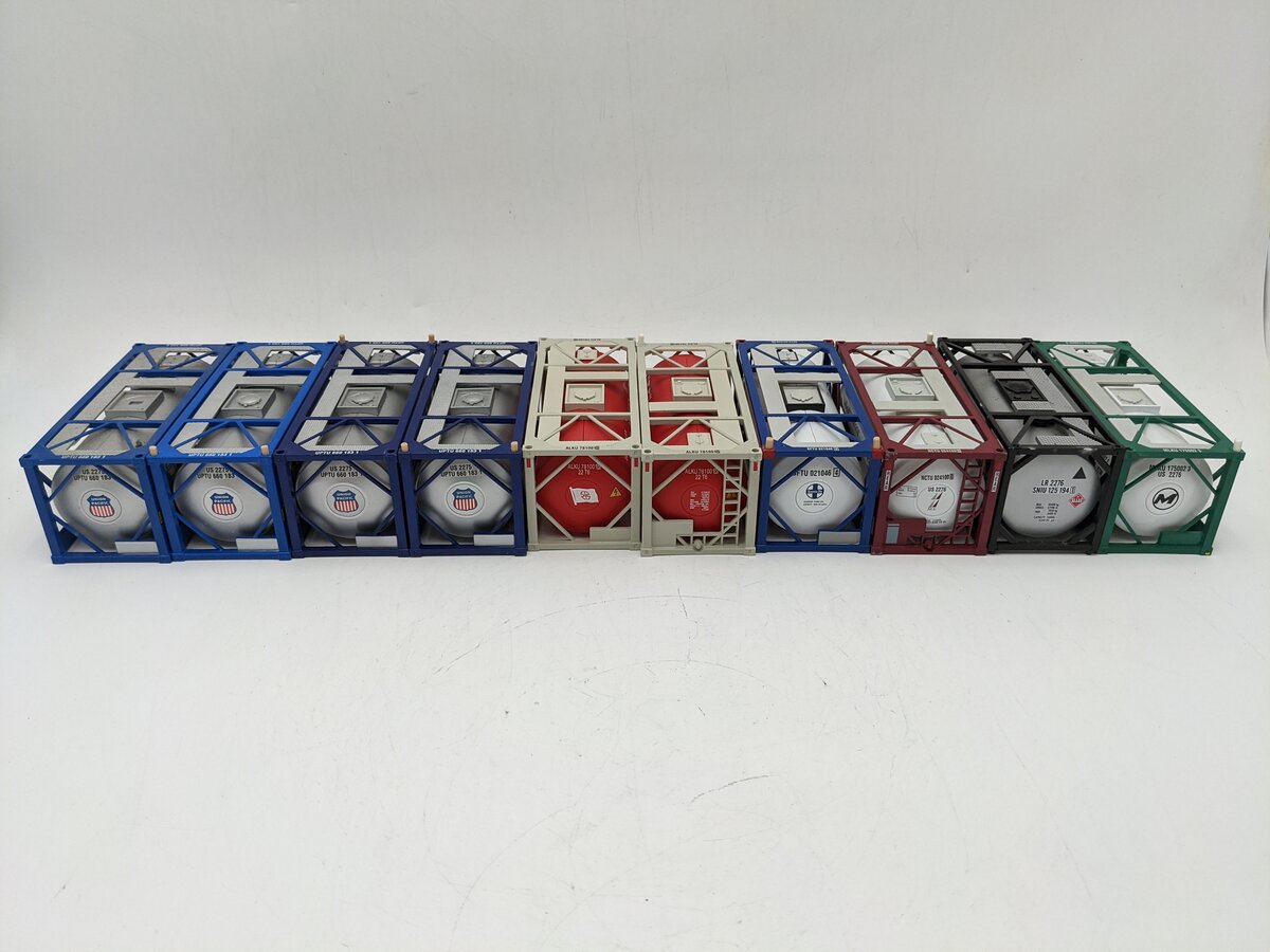 K-Line & MTH O Gauge Intermodal Tank Containers [10] EX