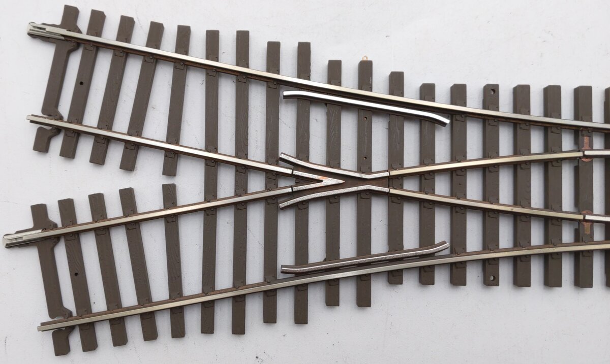 Atlas 7074 O Scale Code 148 2-Rail Solid Nickel Silver Wye Switch Turnout EX/Box