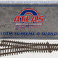 Atlas 7074 O Scale Code 148 2-Rail Solid Nickel Silver Wye Switch Turnout EX/Box