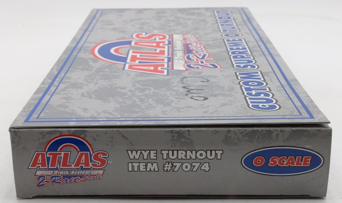 Atlas 7074 O Scale Code 148 2-Rail Solid Nickel Silver Wye Switch Turnout EX/Box