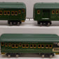 American Flyer Vintage O Prewar Tinplate Passenger Cars 3000, 3001, 3001 [3]