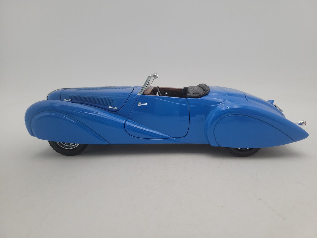 Guiloy G68583 1:18 Scale Top Line Miniatures Blue Delahaye Diecast Car EX