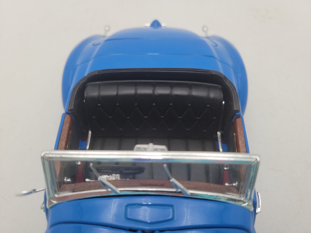 Guiloy G68583 1:18 Scale Top Line Miniatures Blue Delahaye Diecast Car EX