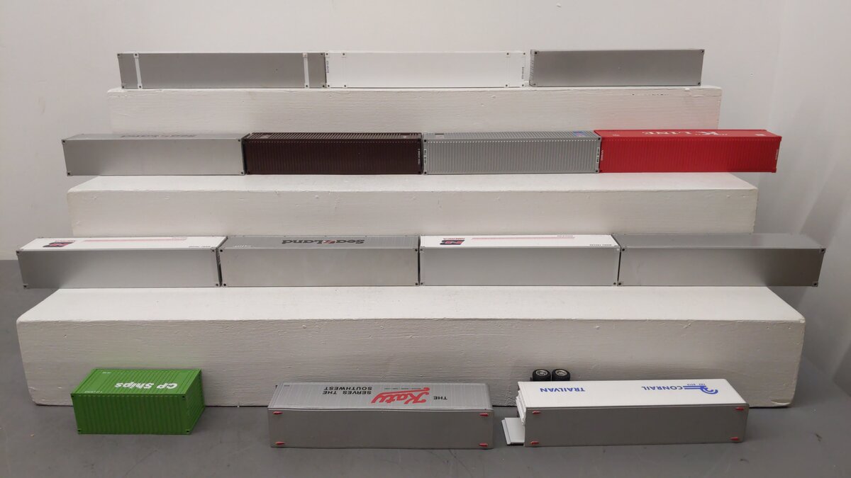 K-Line, Mth & Others O Gauge Trailers & Containers [14] VG