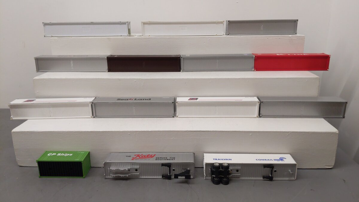 K-Line, Mth & Others O Gauge Trailers & Containers [14] VG