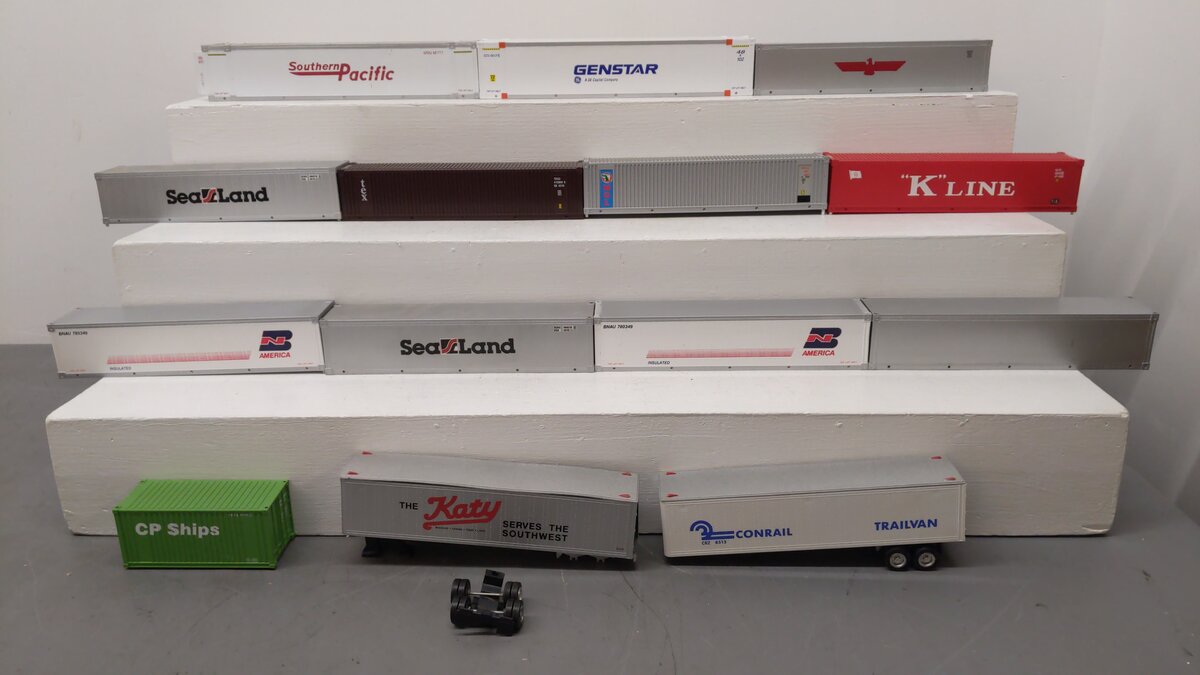 K-Line, Mth & Others O Gauge Trailers & Containers [14] VG