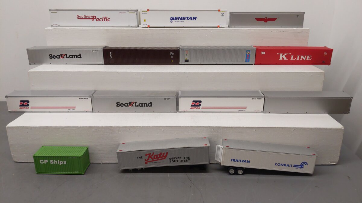 K-Line, Mth & Others O Gauge Trailers & Containers [14] VG