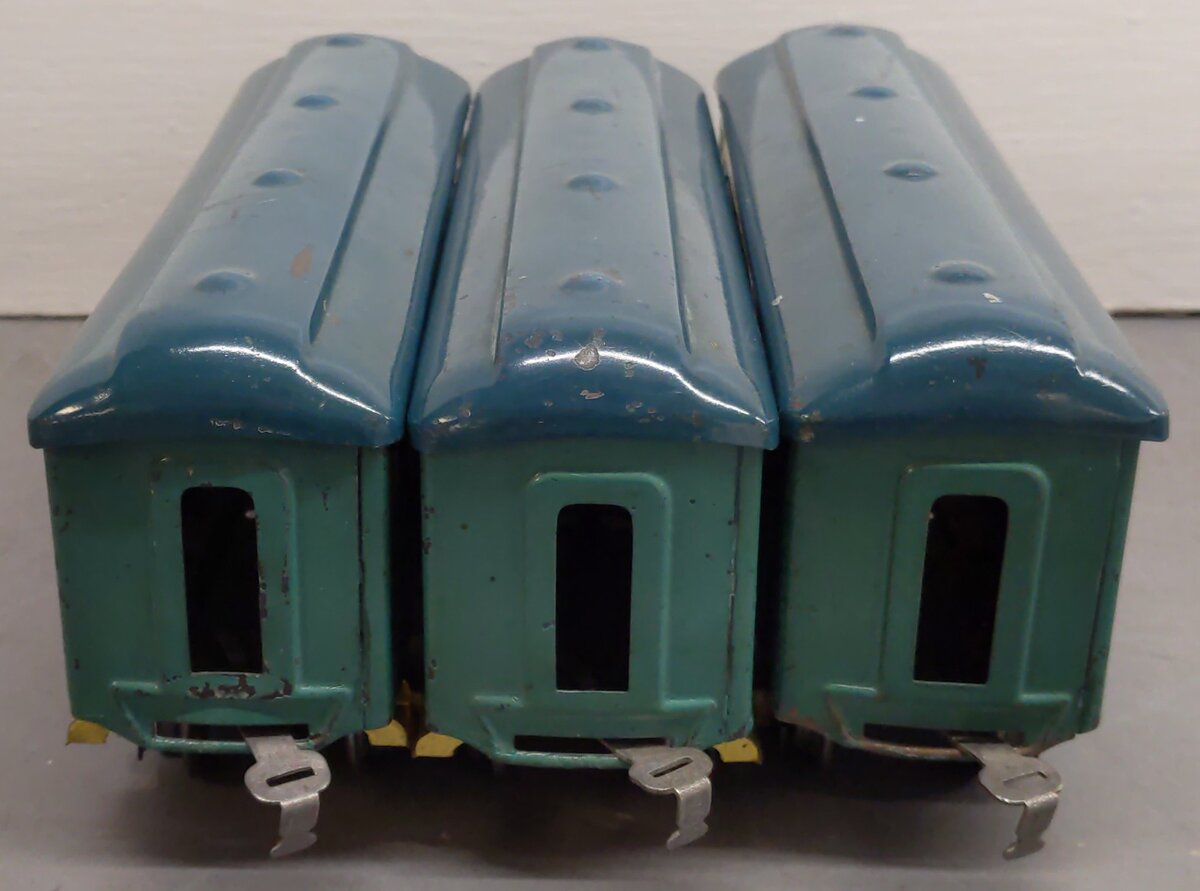 American Flyer Vintage O Gauge Golden State Passenger Cars 3180, 3181, 3182 [3] VG