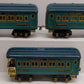 American Flyer Vintage O Gauge Golden State Passenger Cars 3180, 3181, 3182 [3] VG