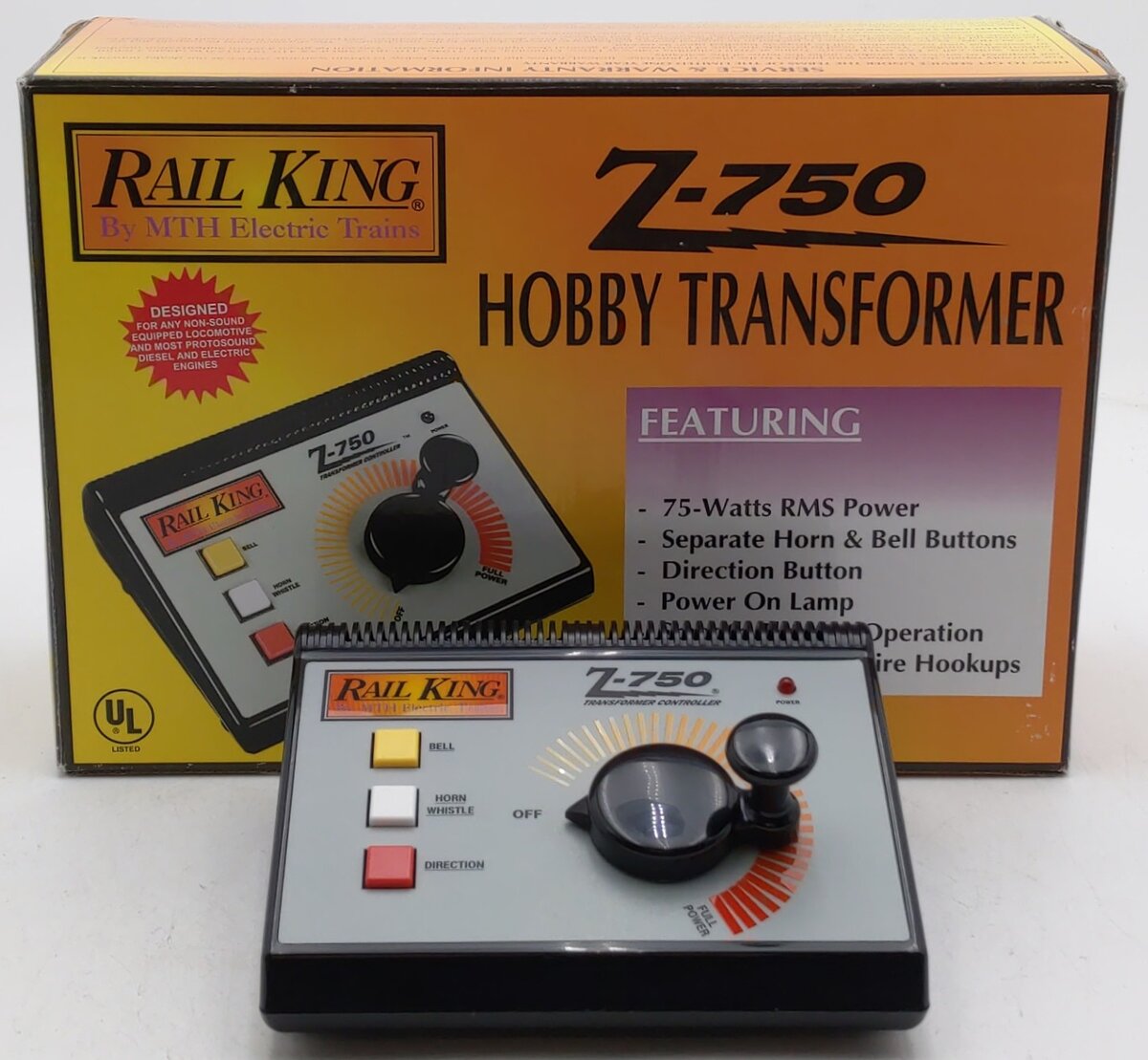 MTH 40-750 Z-750 Hobby Transformer Controller EX/Box