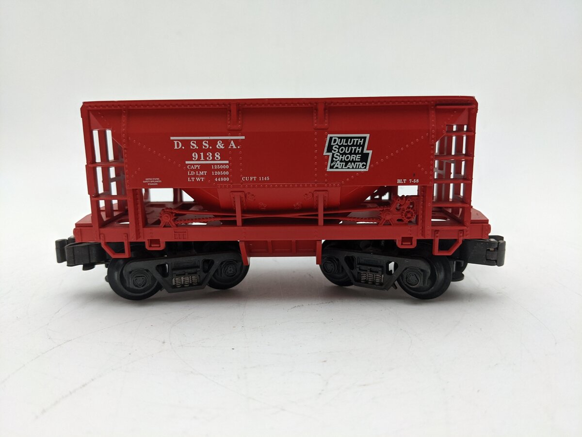 K-Line K671-3441 Duluth South Shore And Atlantic Ore Car w/ Load EX
