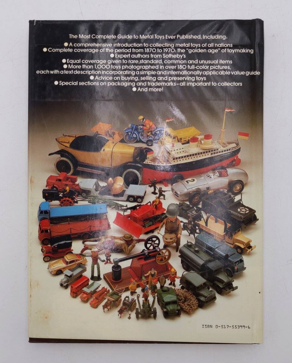 The Illustrated Encyclopedia of Metal Toys Hardcover Book By Gordan Gardiner EX