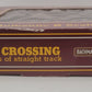 Bachmann 94358 G 90 Degree Crossing w/4 Half Sections of Straight Steel Track EX/Box