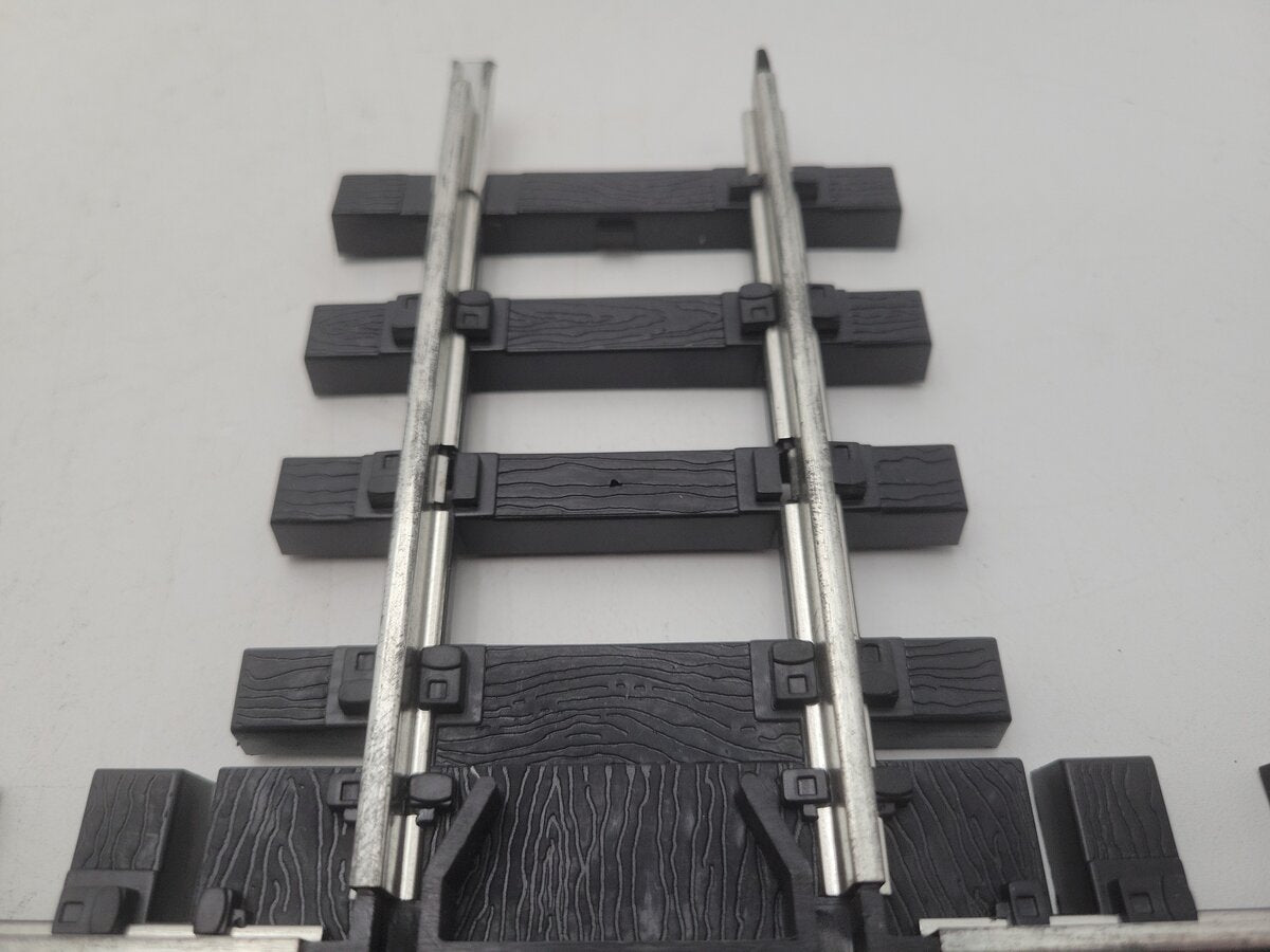 Bachmann 94358 G 90 Degree Crossing w/4 Half Sections of Straight Steel Track EX/Box