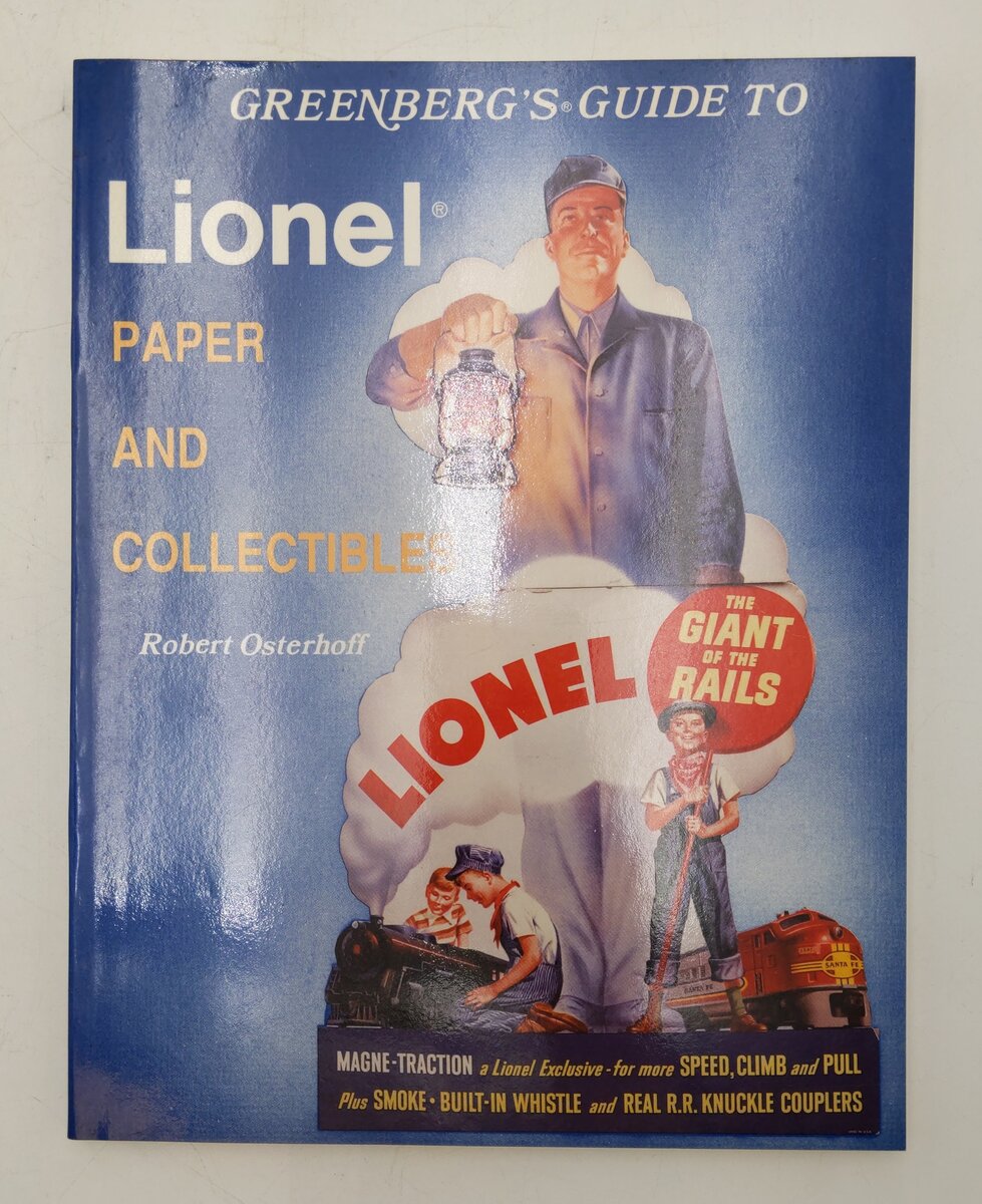 Greenberg's Guide To Lionel Paper & Collectibles Paperback Book Robert Osterhoff EX