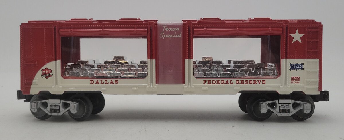 Lionel 6-58552 O Gauge Lone Star Division Texas Special Silver Mint Car LN/Box