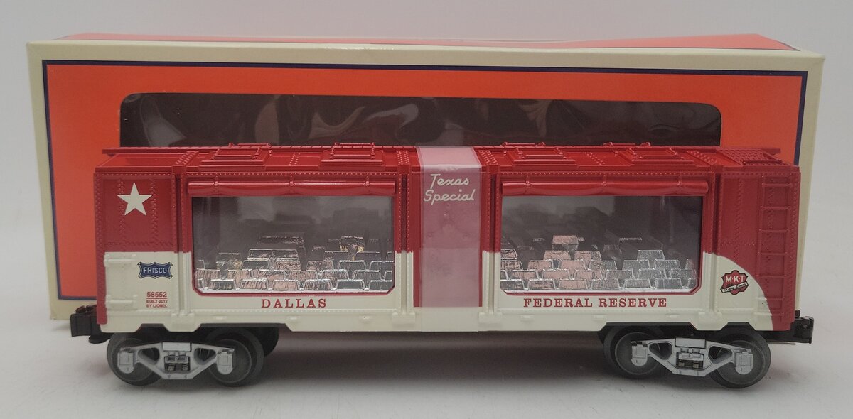 Lionel 6-58552 O Gauge Lone Star Division Texas Special Silver Mint Car LN/Box