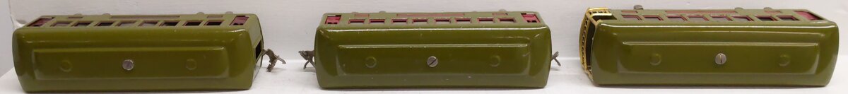 Lionel O Prewar Lionel Lines Custom Tinplate Passenger Cars #612,610,610 [3]