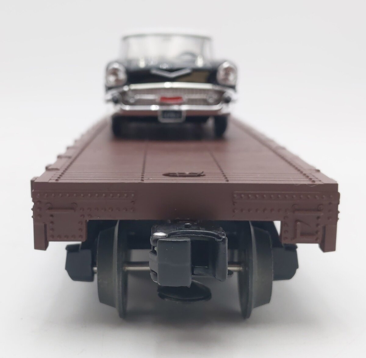 Lionel 6-26906 O Gauge Southern Pacific Flatcar w/ 1957 Chevy Police Car EX/Box