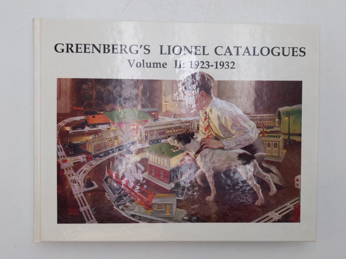 Greenberg's Lionel Catalogues, 1923-1932 Vol.2 Hardcover Book Bruce C. Greenberg EX