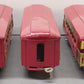 American Flyer O Gauge Prewar Custom Tinplate Passenger Cars #404,404,405 [3]