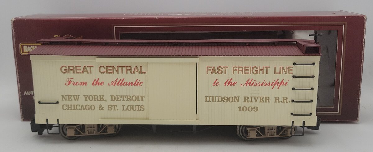 Bachmann 93364 G NYC Fast Mail Despatch Box Car #1009 (Metal Wheels) EX/Box