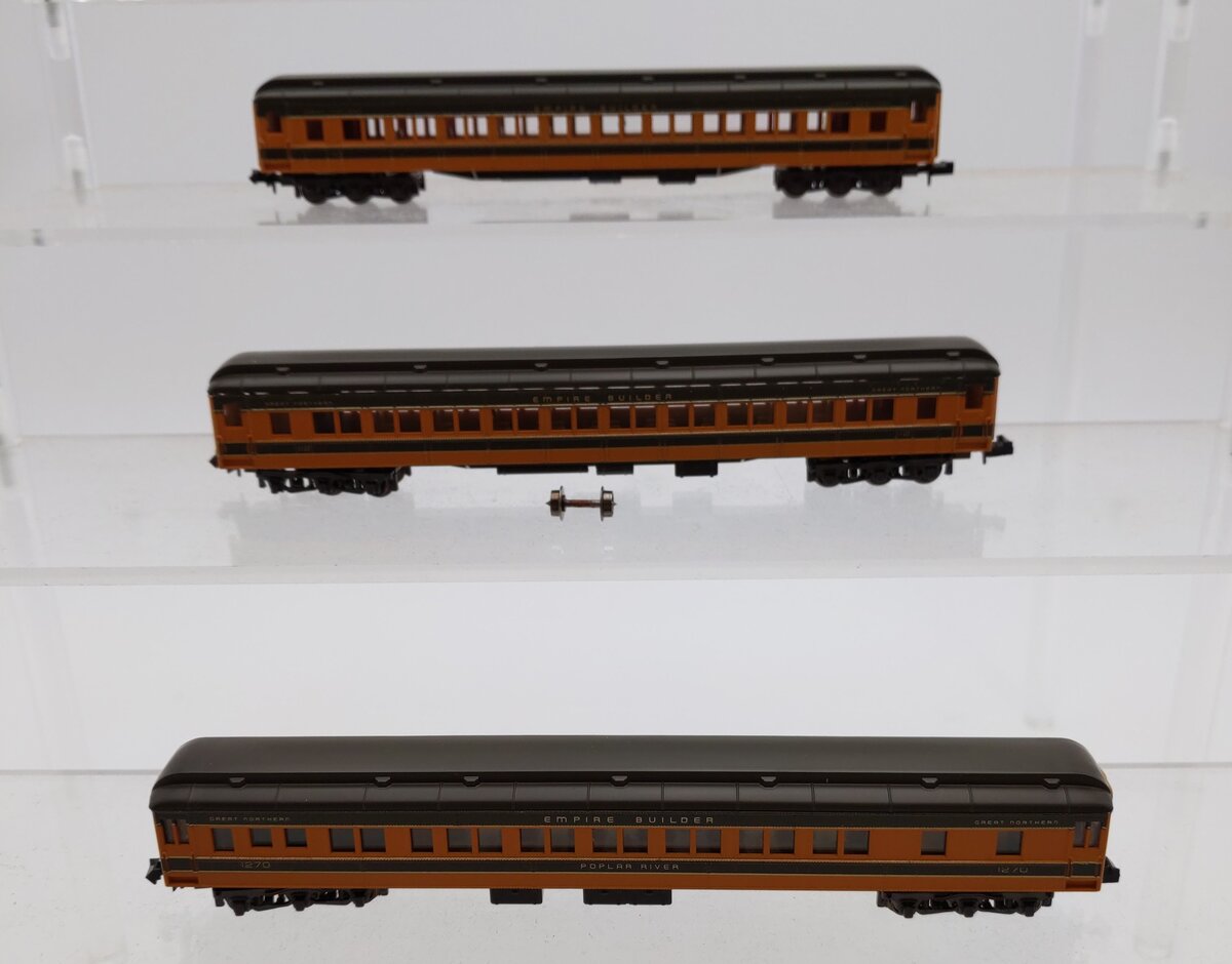 Rivarossi N Scale Great Northern Empire Builder Passenger Cars [3] EX