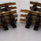 LGB 10150 G Scale 6" Brass 1/2 Straight Track Sections (6) EX